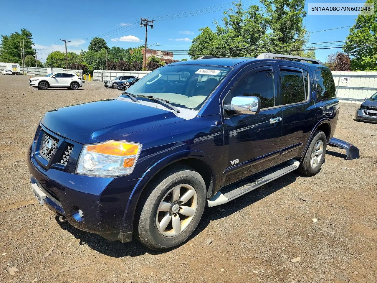 2009 Nissan Armada Se VIN: 5N1AA08C79N602048 Lot: 61600596