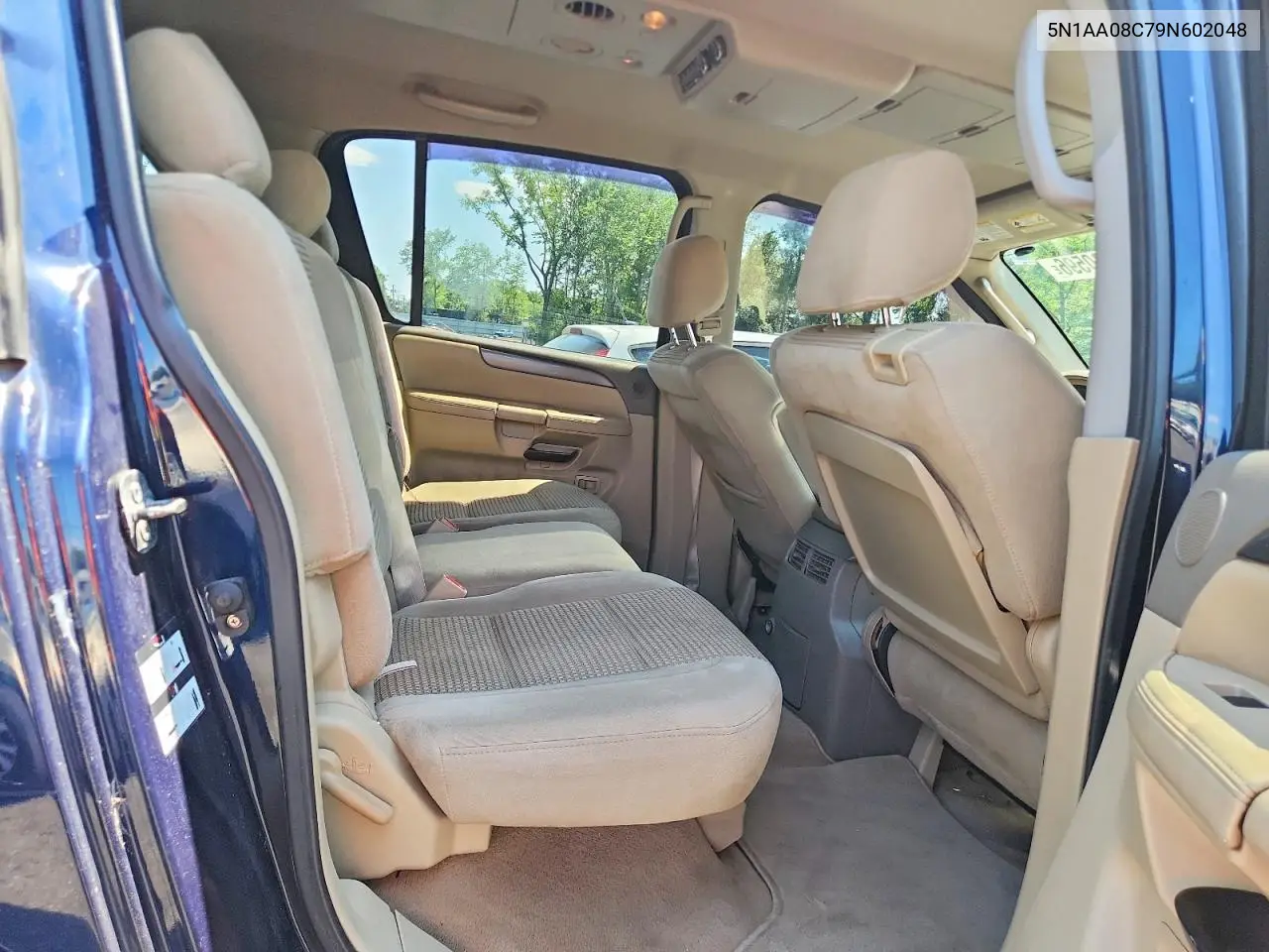 2009 Nissan Armada Se VIN: 5N1AA08C79N602048 Lot: 61600596