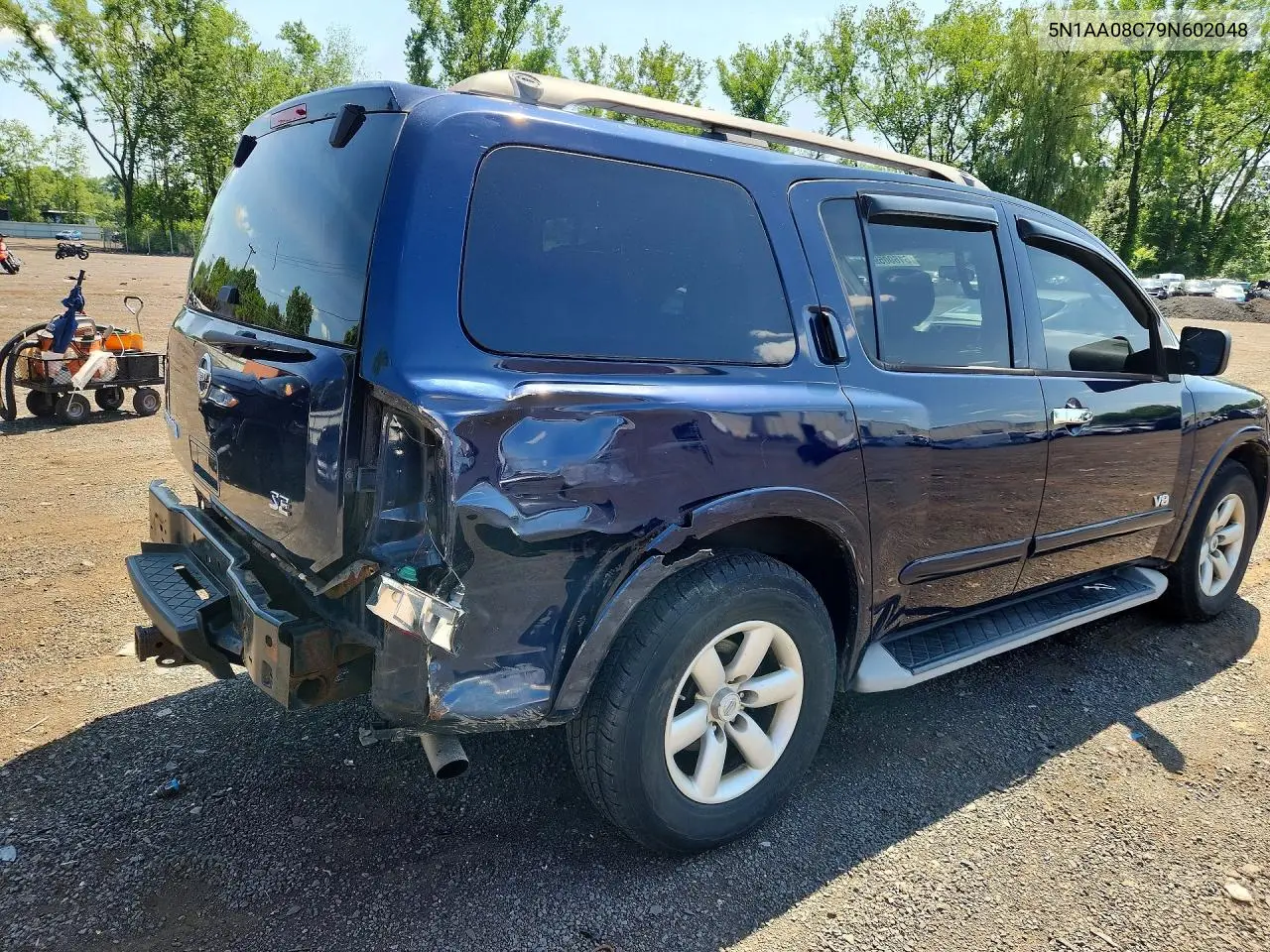 2009 Nissan Armada Se VIN: 5N1AA08C79N602048 Lot: 61600596
