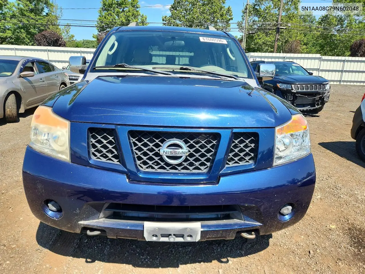 2009 Nissan Armada Se VIN: 5N1AA08C79N602048 Lot: 61600596