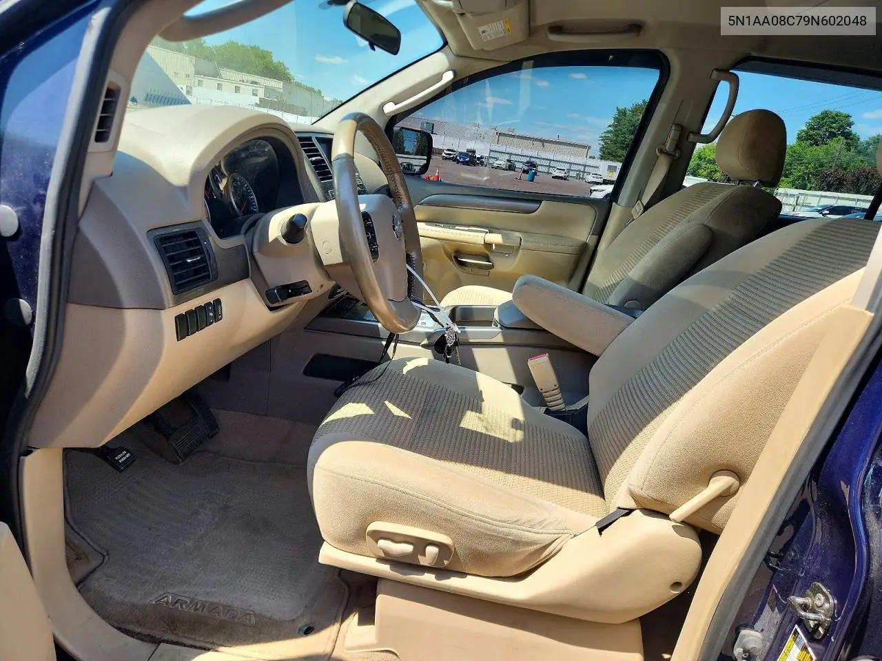 2009 Nissan Armada Se VIN: 5N1AA08C79N602048 Lot: 61600596