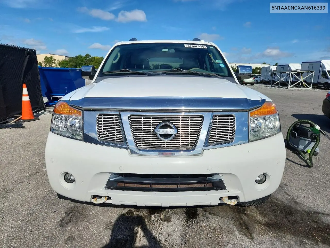 2010 Nissan Armada Se VIN: 5N1AA0NCXAN616339 Lot: 57382336