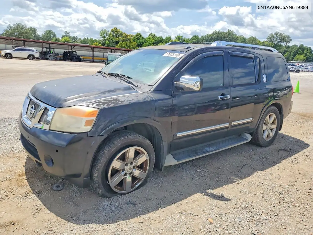 2010 Nissan Armada Se VIN: 5N1AA0NC6AN619884 Lot: 61633706