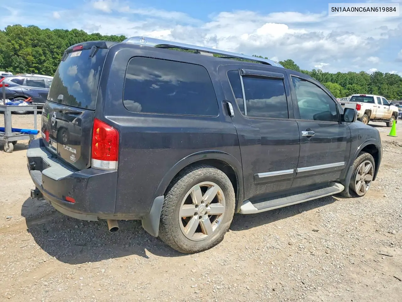 2010 Nissan Armada Se VIN: 5N1AA0NC6AN619884 Lot: 61633706