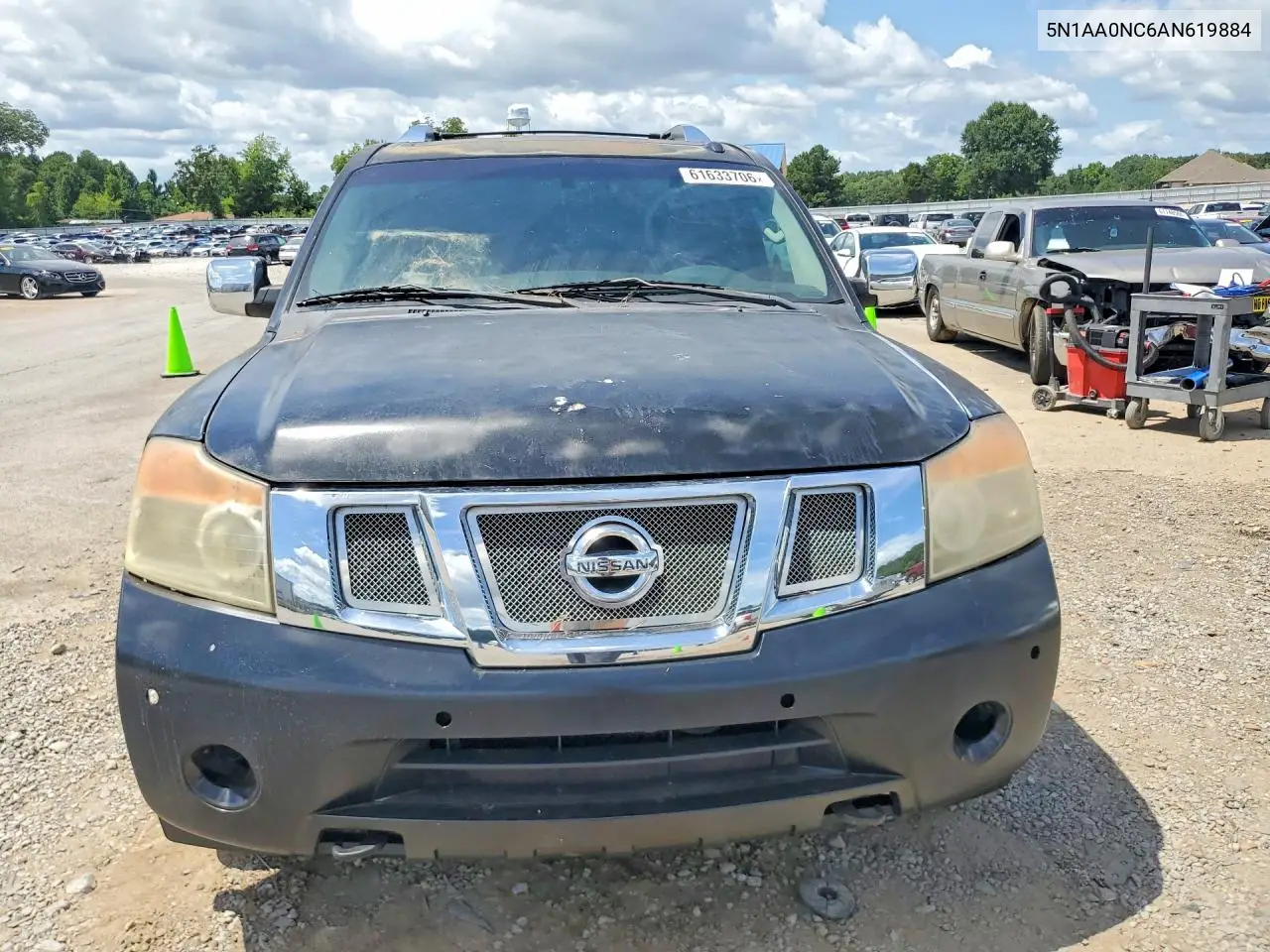 2010 Nissan Armada Se VIN: 5N1AA0NC6AN619884 Lot: 61633706