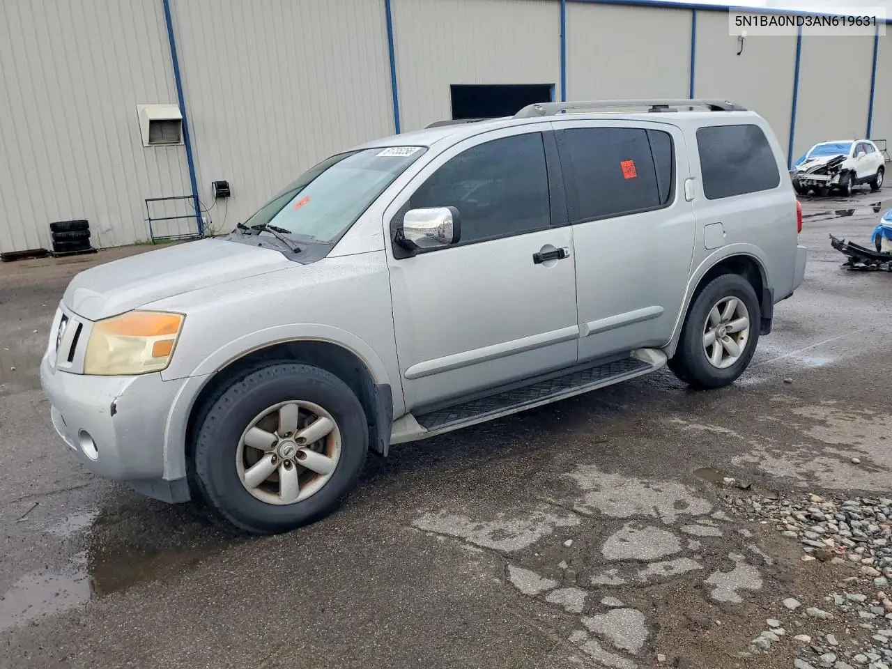 2010 Nissan Armada Se VIN: 5N1BA0ND3AN619631 Lot: 61735256