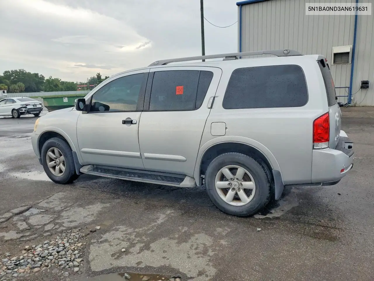 2010 Nissan Armada Se VIN: 5N1BA0ND3AN619631 Lot: 61735256