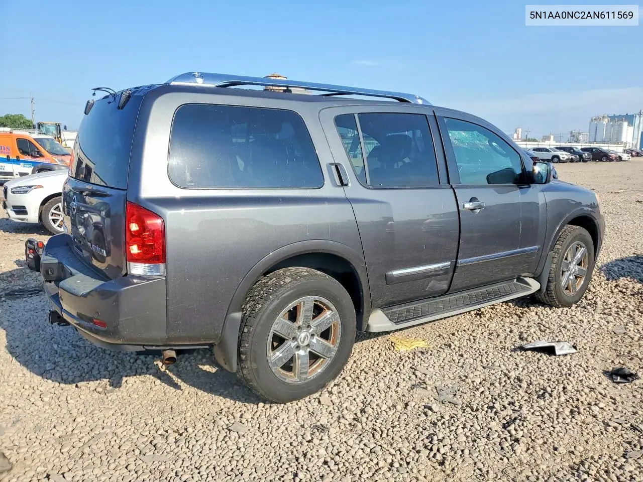 2010 Nissan Armada Se VIN: 5N1AA0NC2AN611569 Lot: 73343785