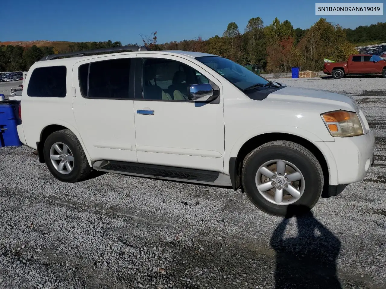 5N1BA0ND9AN619049 2010 Nissan Armada Se