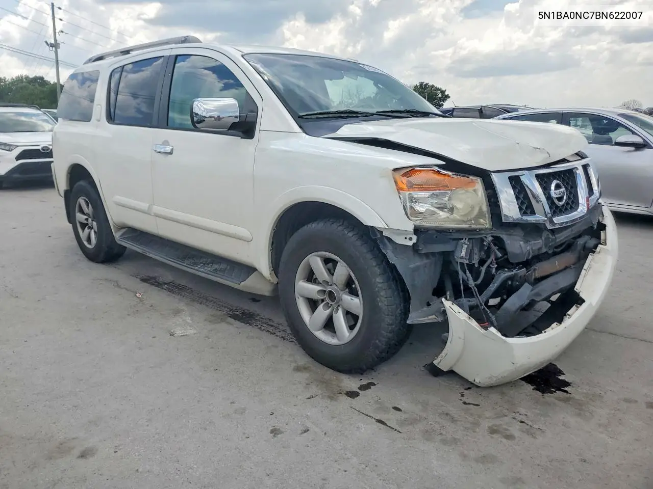 2011 Nissan Armada Sv VIN: 5N1BA0NC7BN622007 Lot: 59708836