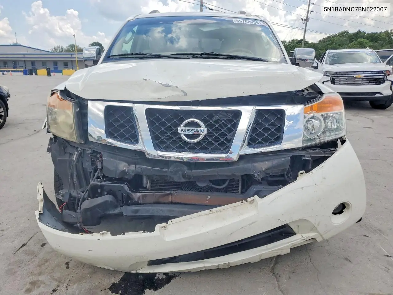 2011 Nissan Armada Sv VIN: 5N1BA0NC7BN622007 Lot: 59708836