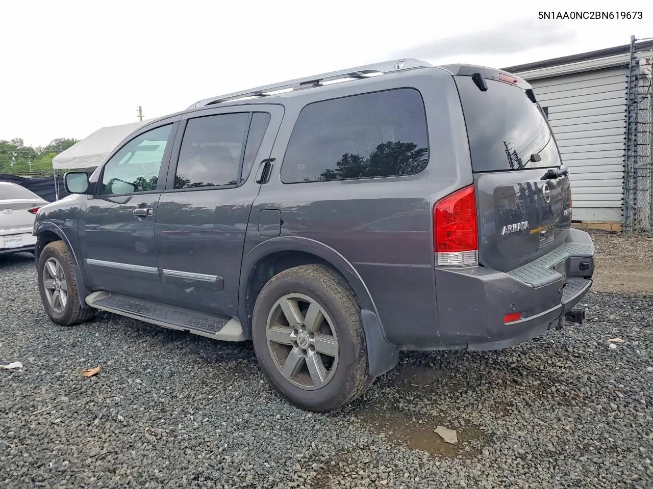 2011 Nissan Armada Sv VIN: 5N1AA0NC2BN619673 Lot: 60169306