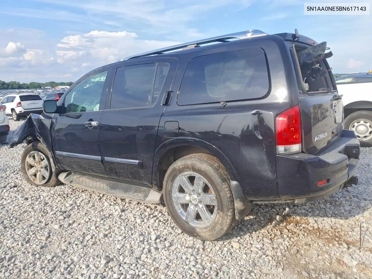 2011 Nissan Armada Platinum VIN: 5N1AA0NE5BN617143 Lot: 60387556