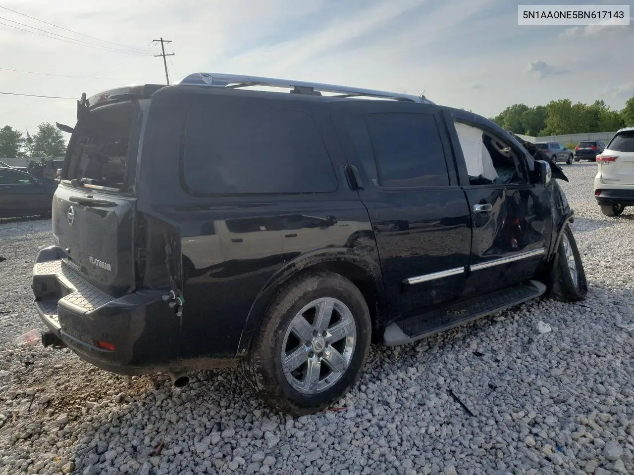 2011 Nissan Armada Platinum VIN: 5N1AA0NE5BN617143 Lot: 60387556