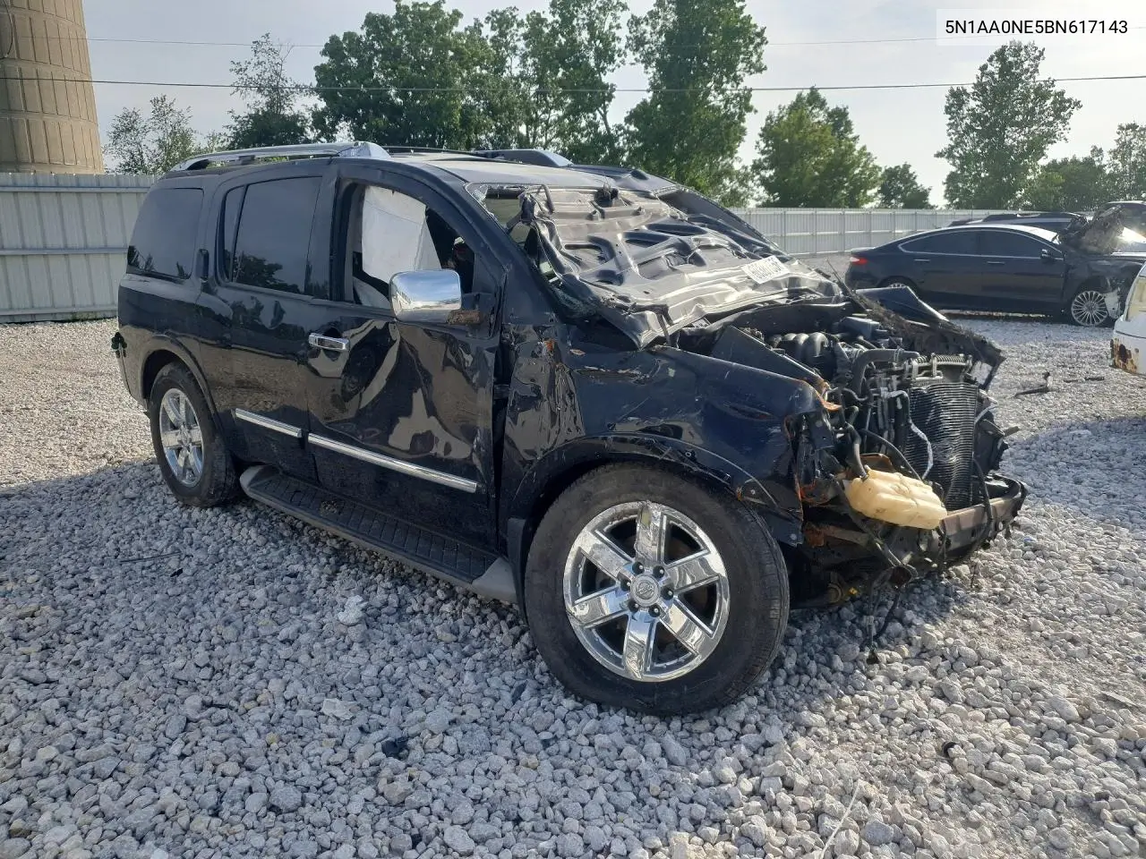 2011 Nissan Armada Platinum VIN: 5N1AA0NE5BN617143 Lot: 60387556