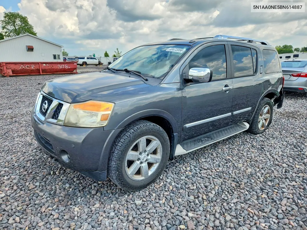 2011 Nissan Armada Platinum VIN: 5N1AA0NE5BN614887 Lot: 60472056
