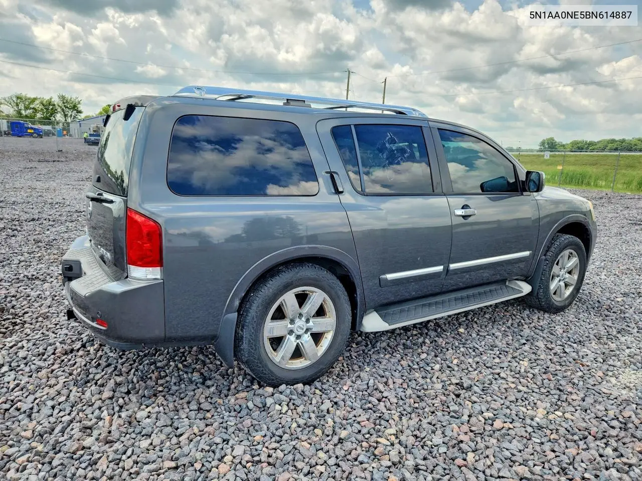 2011 Nissan Armada Platinum VIN: 5N1AA0NE5BN614887 Lot: 60472056