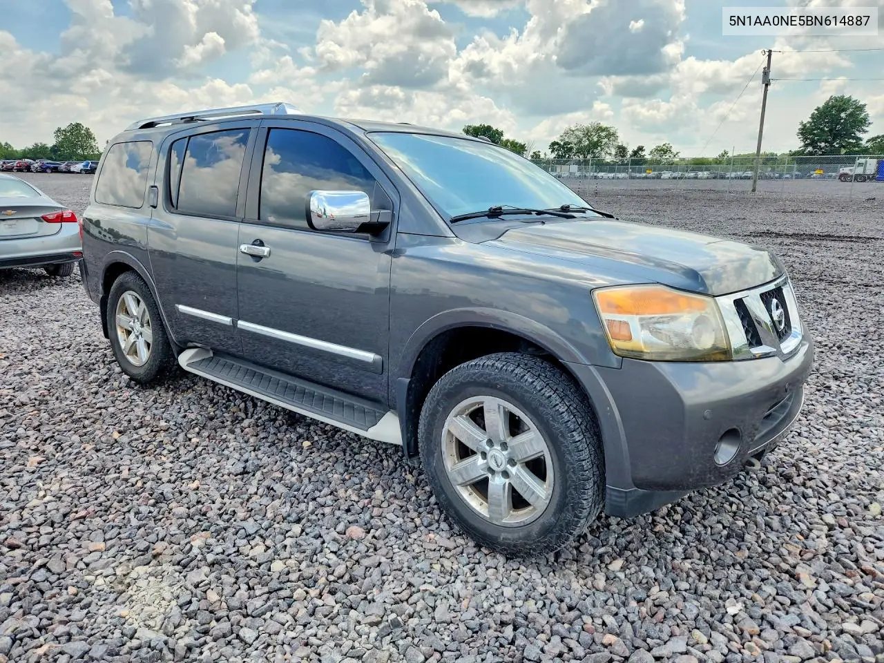 2011 Nissan Armada Platinum VIN: 5N1AA0NE5BN614887 Lot: 60472056