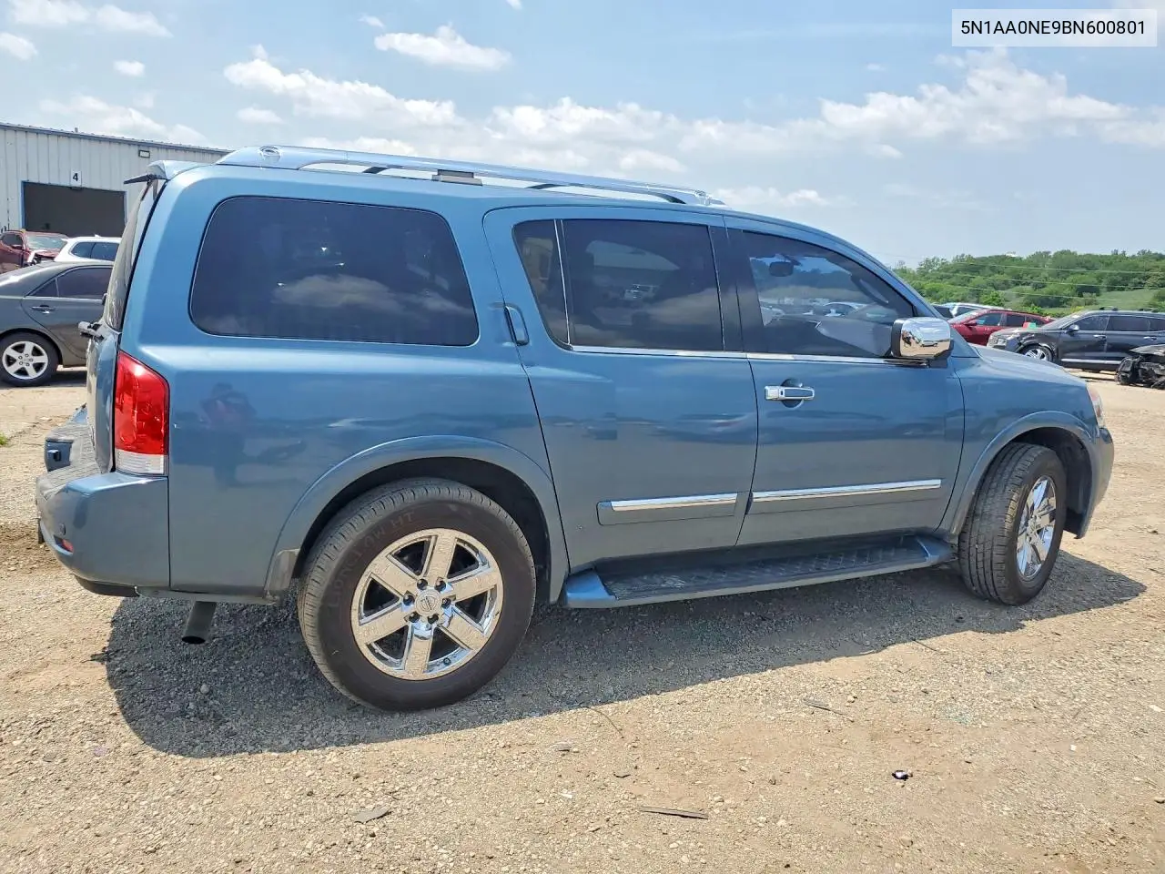 2011 Nissan Armada Platinum VIN: 5N1AA0NE9BN600801 Lot: 61162006
