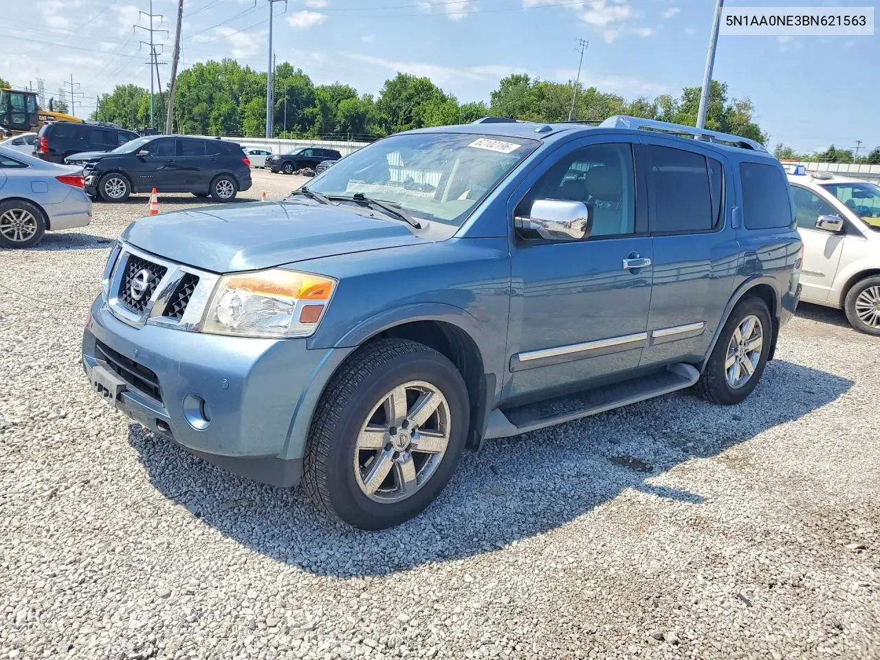 2011 Nissan Armada Platinum VIN: 5N1AA0NE3BN621563 Lot: 62102196