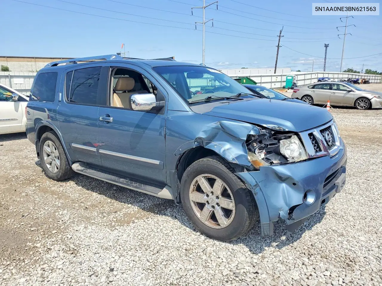 2011 Nissan Armada Platinum VIN: 5N1AA0NE3BN621563 Lot: 62102196