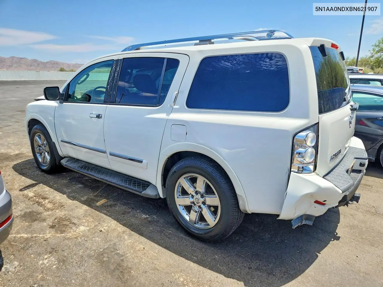 2011 Nissan Armada Sv VIN: 5N1AA0NDXBN621907 Lot: 62159126