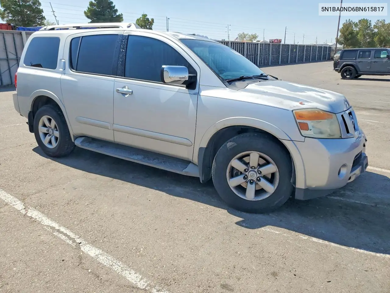 2011 Nissan Armada Sv VIN: 5N1BA0ND6BN615817 Lot: 85628175