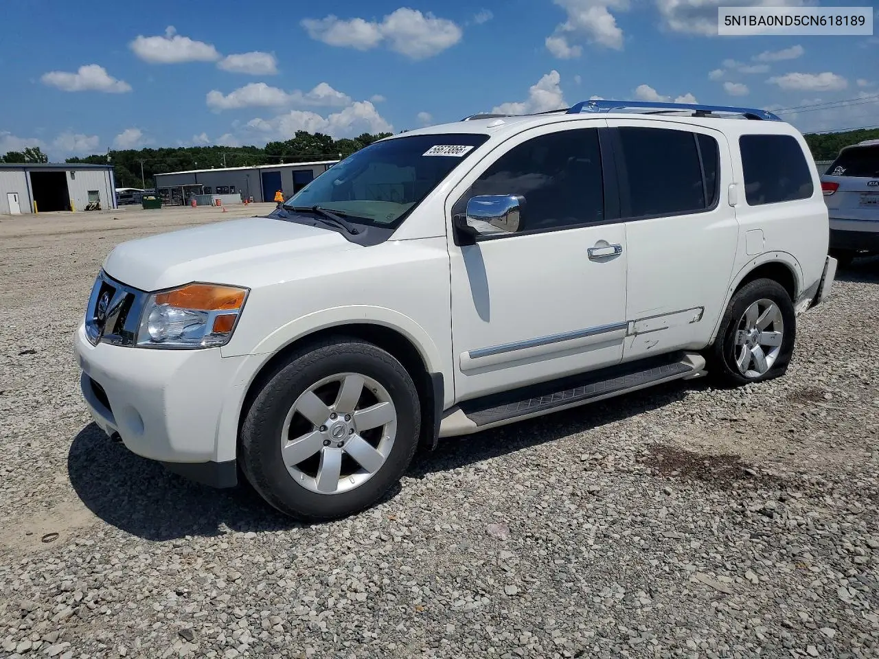 2012 Nissan Armada Sv VIN: 5N1BA0ND5CN618189 Lot: 56673866