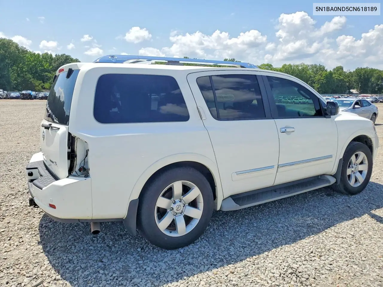 2012 Nissan Armada Sv VIN: 5N1BA0ND5CN618189 Lot: 56673866