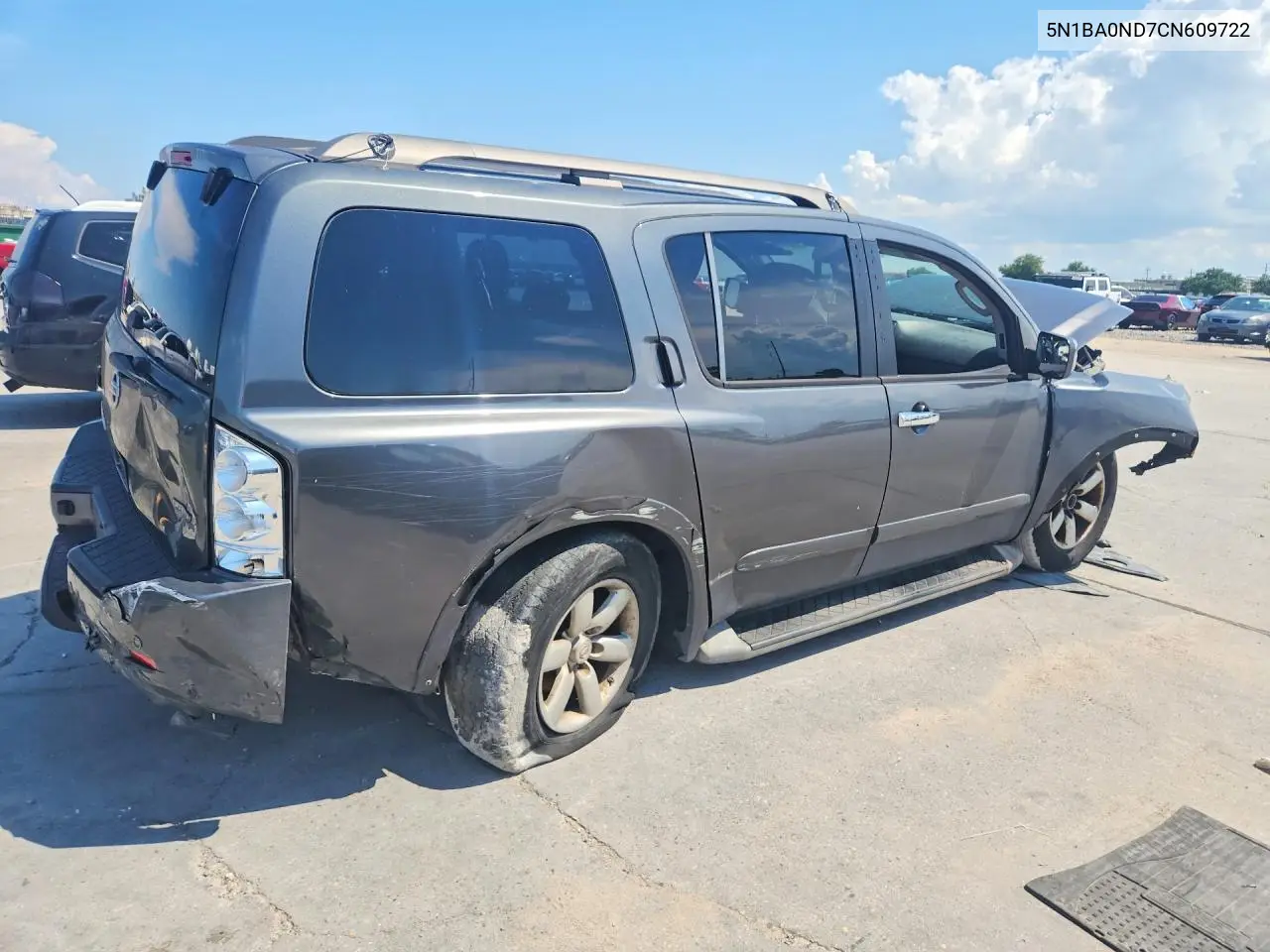 2012 Nissan Armada Sv VIN: 5N1BA0ND7CN609722 Lot: 59894906
