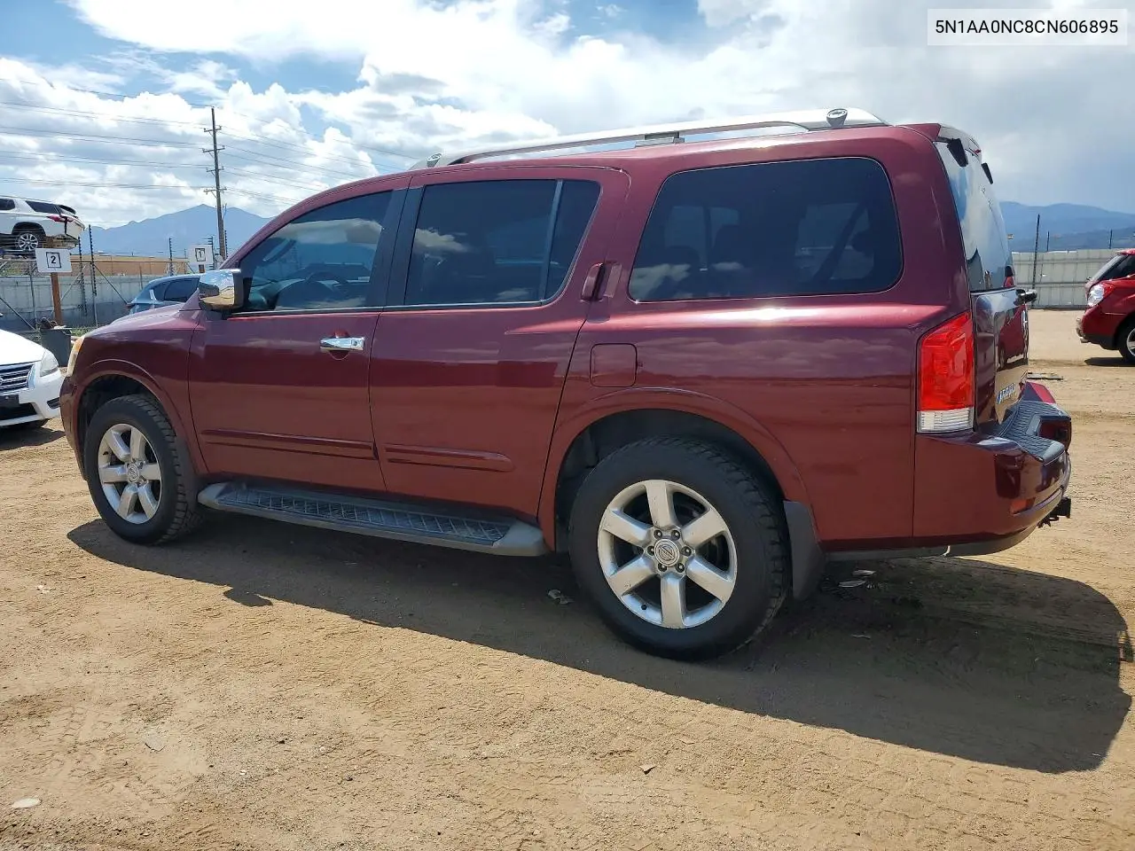 2012 Nissan Armada Sv VIN: 5N1AA0NC8CN606895 Lot: 61677626