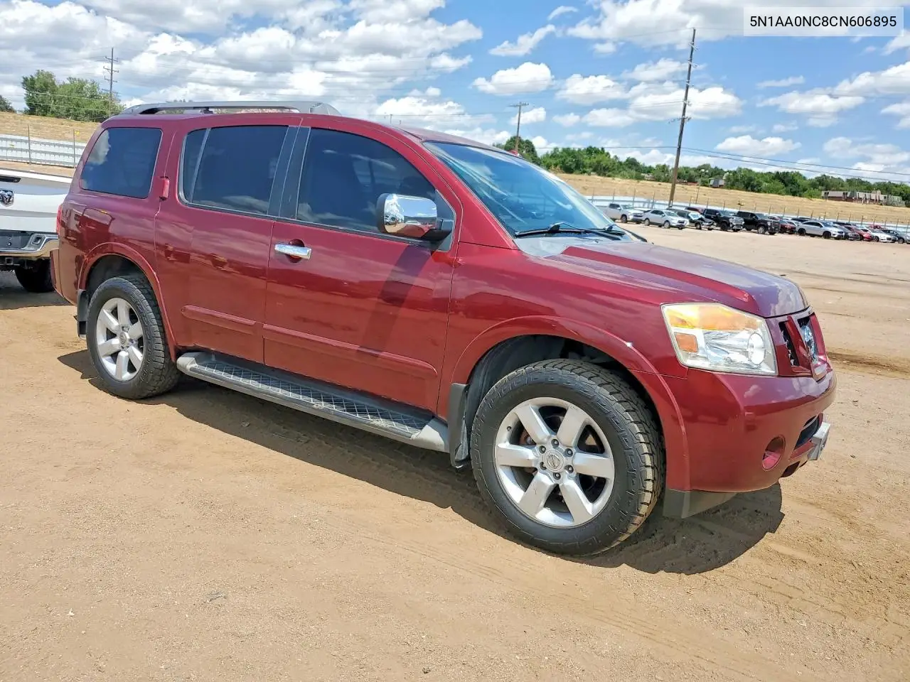 2012 Nissan Armada Sv VIN: 5N1AA0NC8CN606895 Lot: 61677626