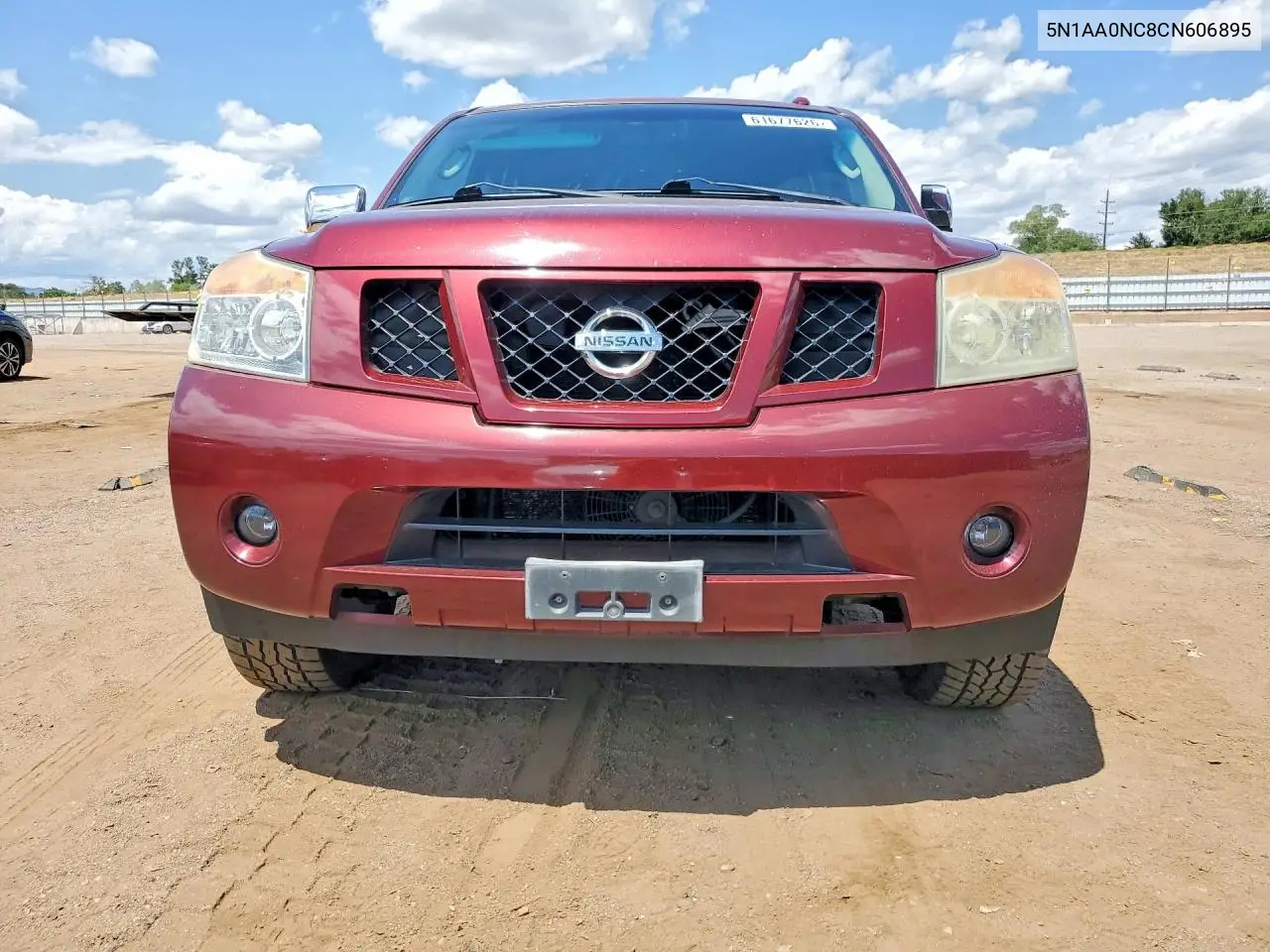 2012 Nissan Armada Sv VIN: 5N1AA0NC8CN606895 Lot: 61677626