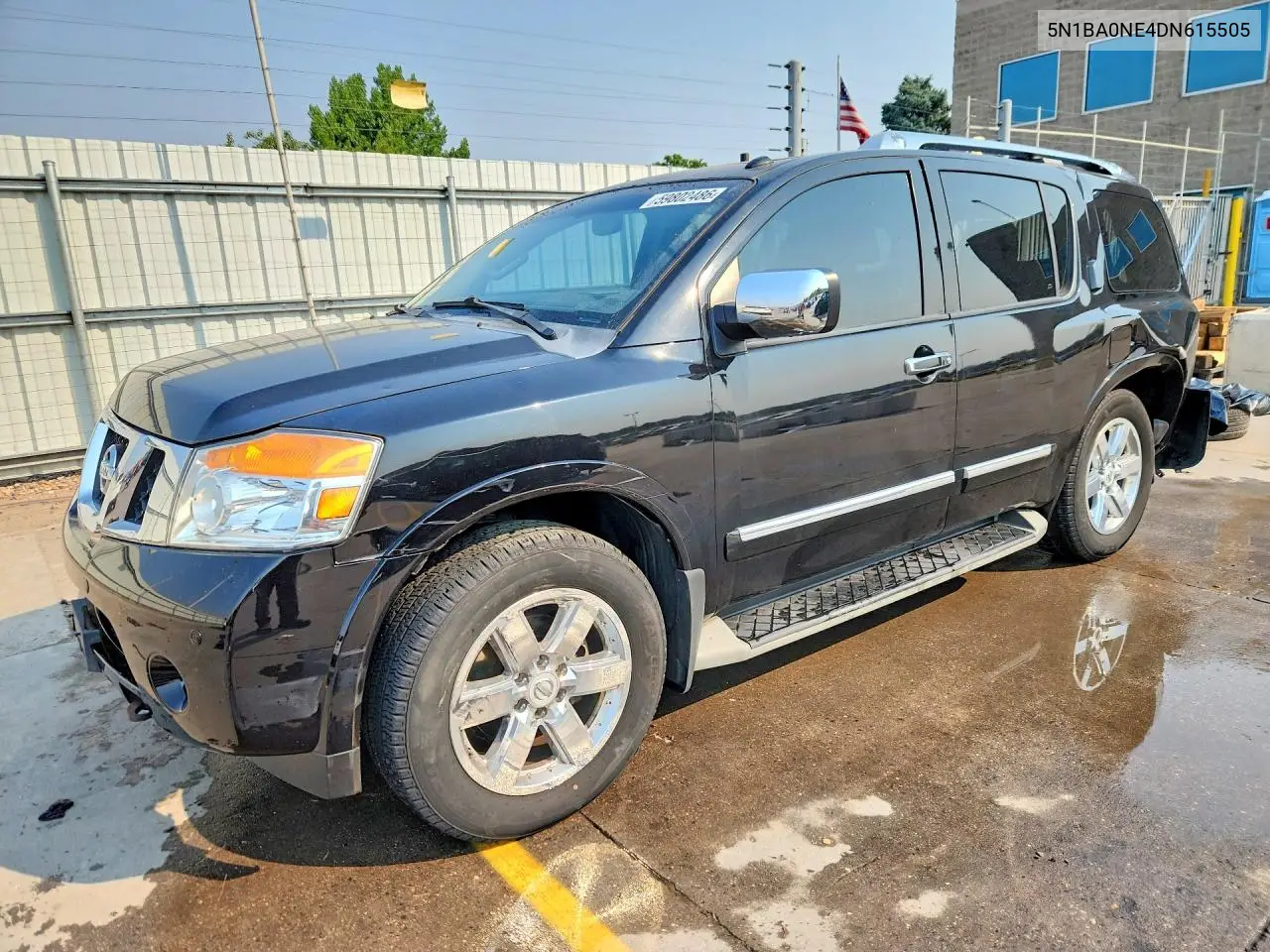 2013 Nissan Armada Platinum VIN: 5N1BA0NE4DN615505 Lot: 59802486