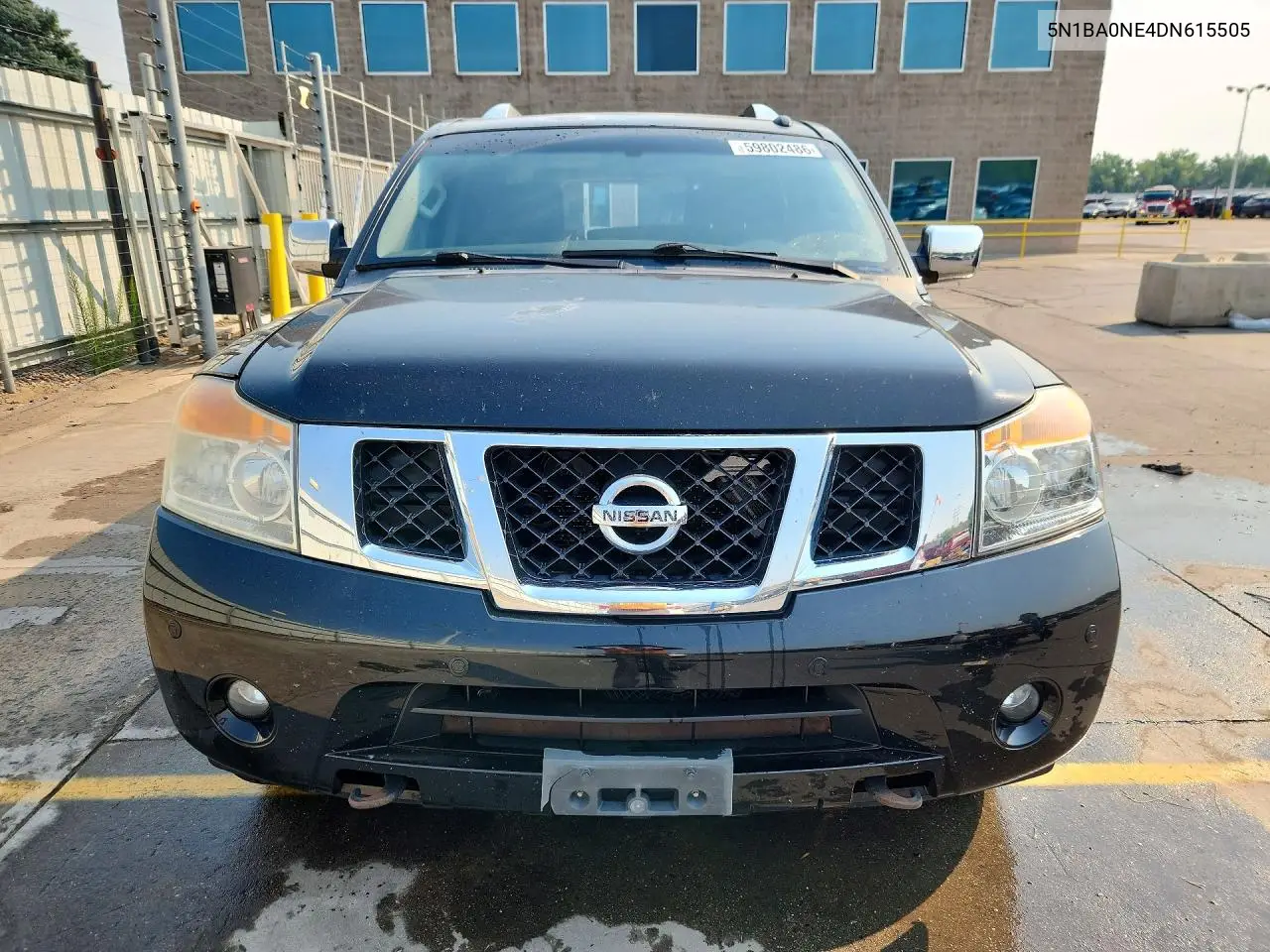 2013 Nissan Armada Platinum VIN: 5N1BA0NE4DN615505 Lot: 59802486