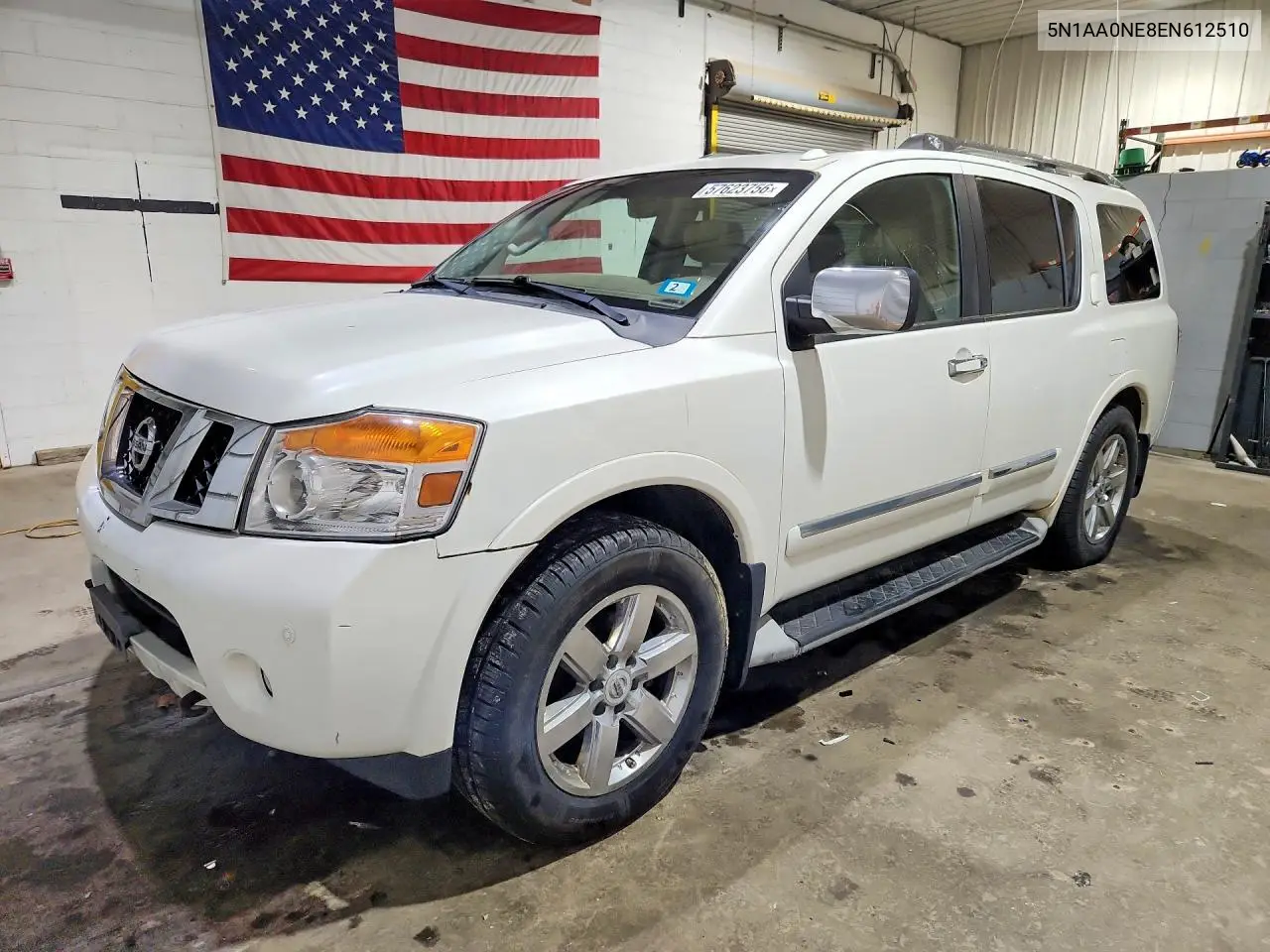 2014 Nissan Armada Platinum VIN: 5N1AA0NE8EN612510 Lot: 57623756