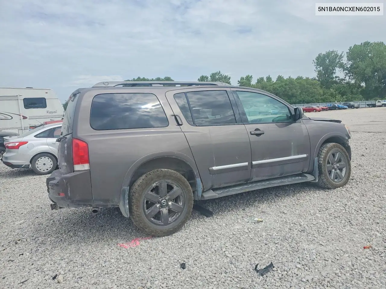 2014 Nissan Armada Platinum VIN: 5N1BA0NCXEN602015 Lot: 58784286