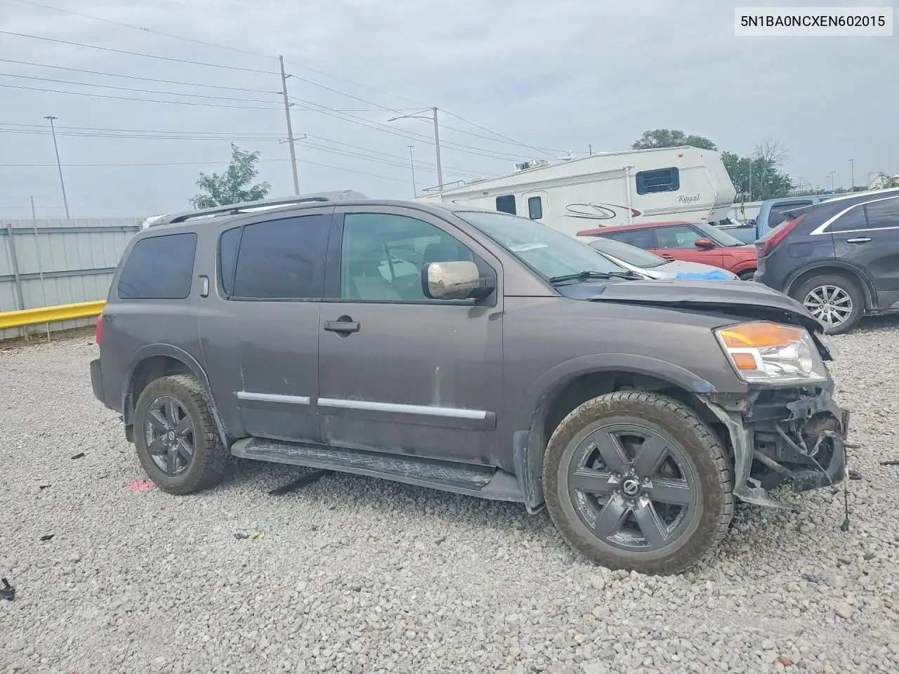 2014 Nissan Armada Platinum VIN: 5N1BA0NCXEN602015 Lot: 58784286