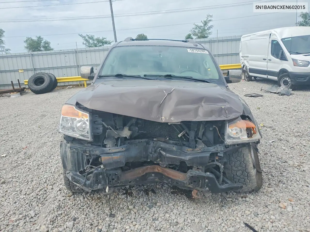 2014 Nissan Armada Platinum VIN: 5N1BA0NCXEN602015 Lot: 58784286