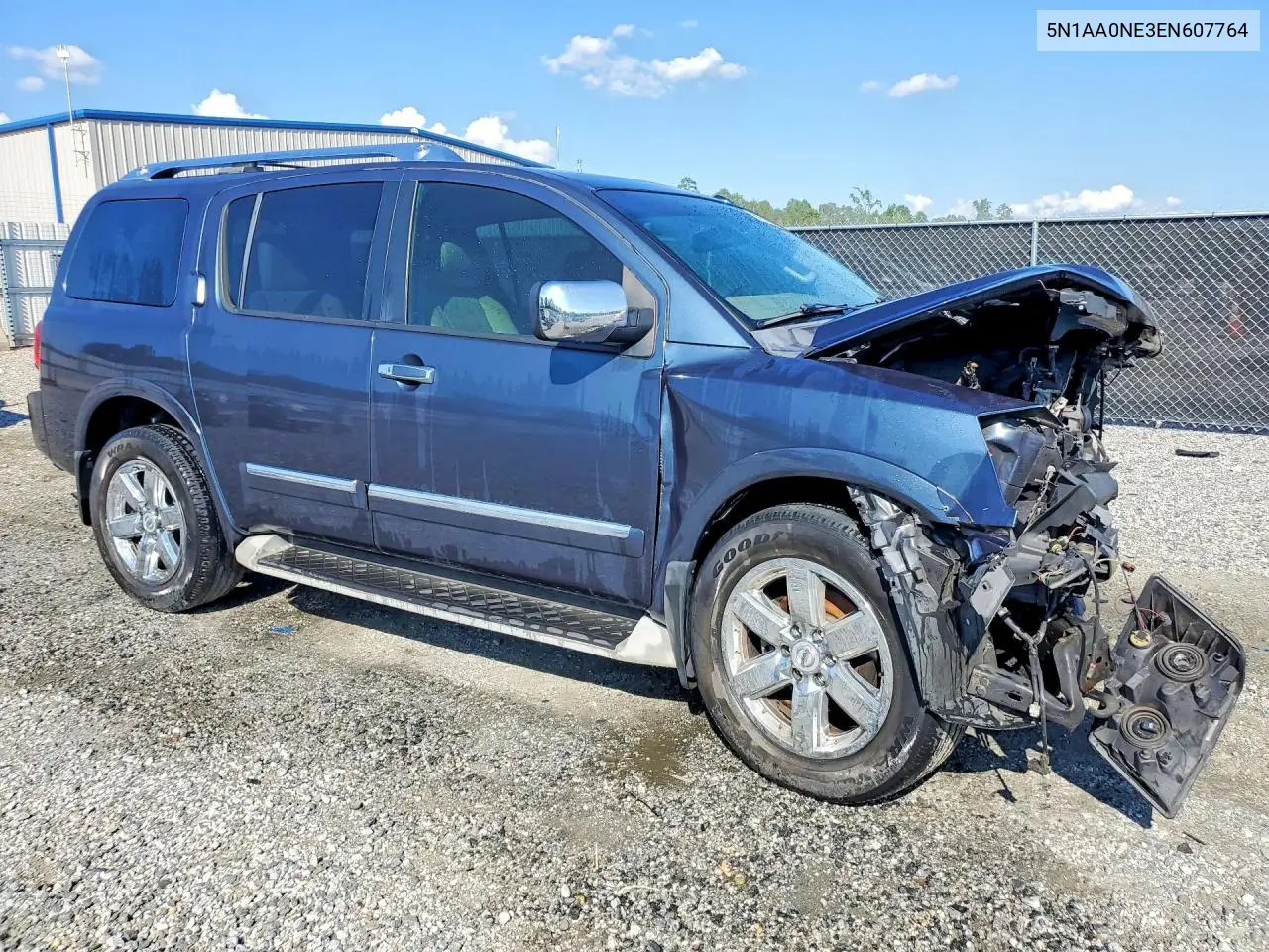 2014 Nissan Armada Platinum VIN: 5N1AA0NE3EN607764 Lot: 60961226