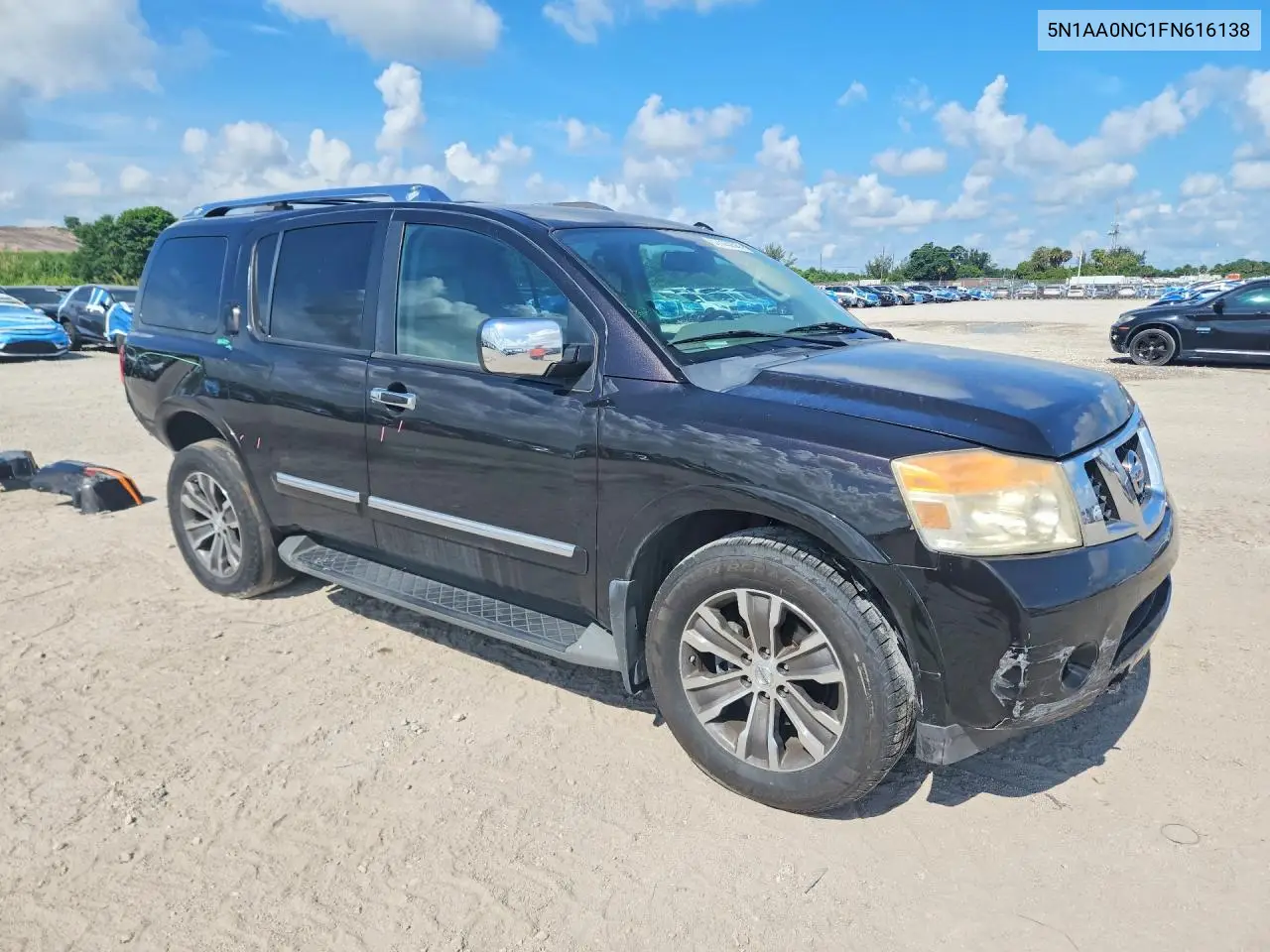 2015 Nissan Armada Sl VIN: 5N1AA0NC1FN616138 Lot: 57523236
