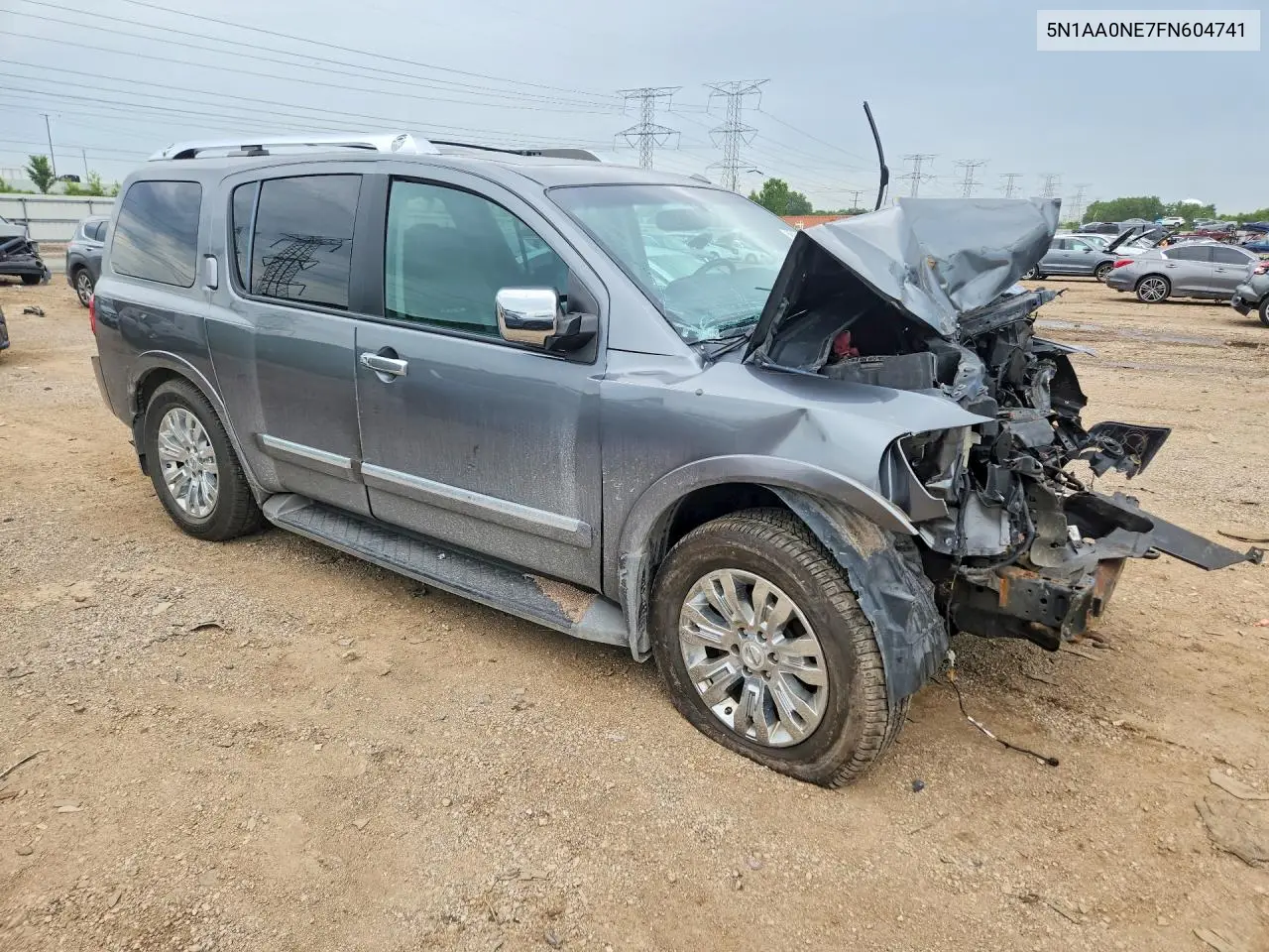 2015 Nissan Armada Platinum VIN: 5N1AA0NE7FN604741 Lot: 58451696