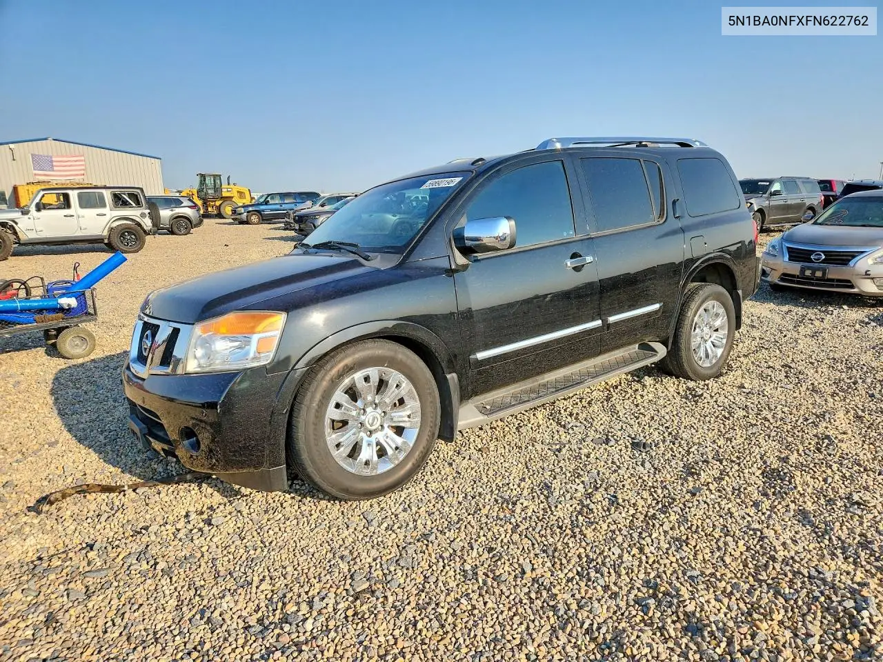 2015 Nissan Armada Platinum VIN: 5N1BA0NFXFN622762 Lot: 59890196
