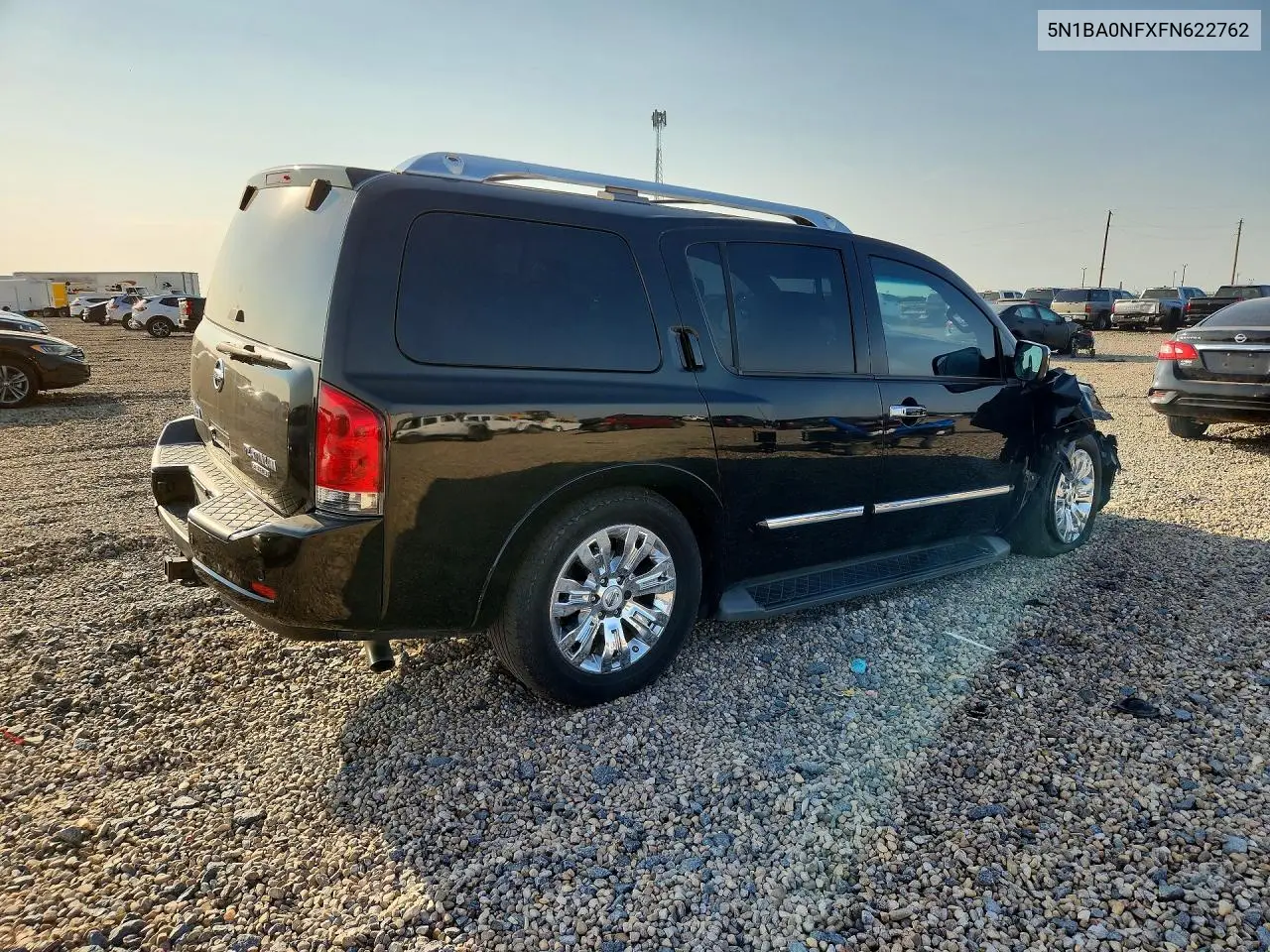 2015 Nissan Armada Platinum VIN: 5N1BA0NFXFN622762 Lot: 59890196