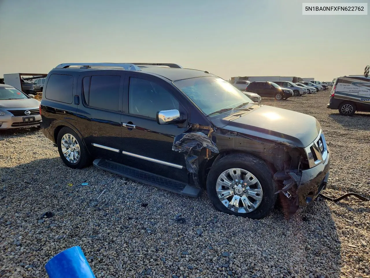 2015 Nissan Armada Platinum VIN: 5N1BA0NFXFN622762 Lot: 59890196