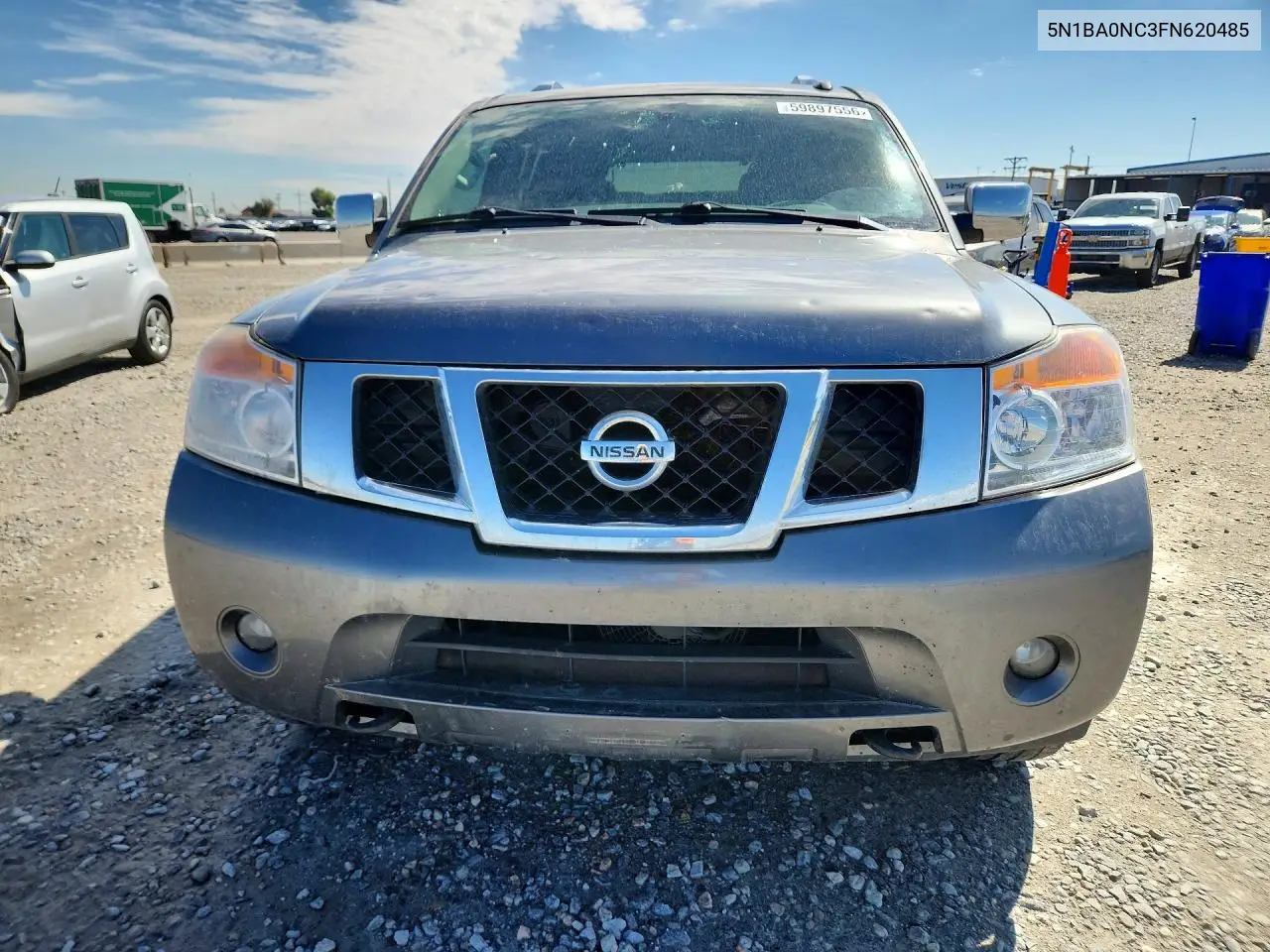 2015 Nissan Armada Sl VIN: 5N1BA0NC3FN620485 Lot: 59897556