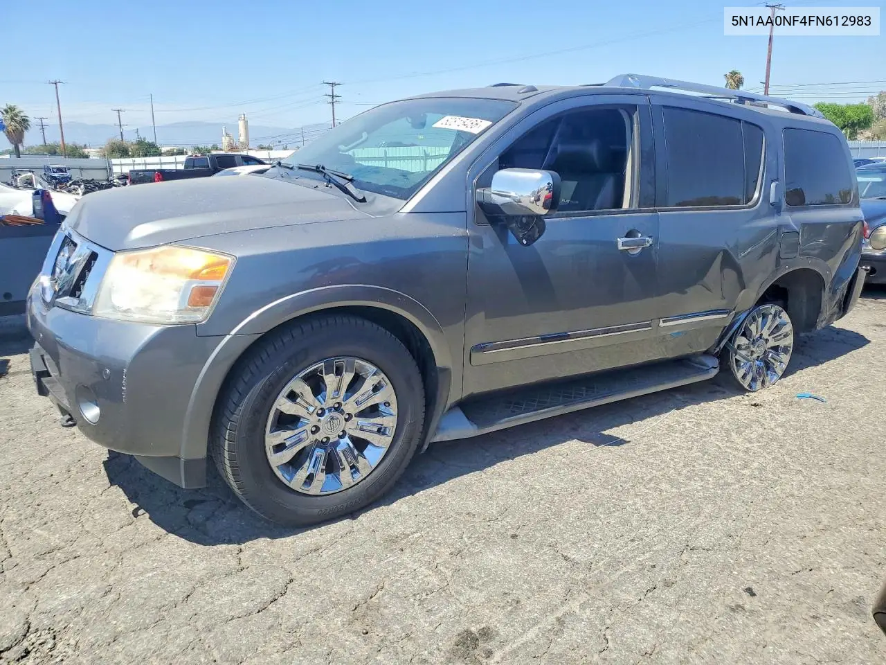 2015 Nissan Armada Platinum VIN: 5N1AA0NF4FN612983 Lot: 60815486