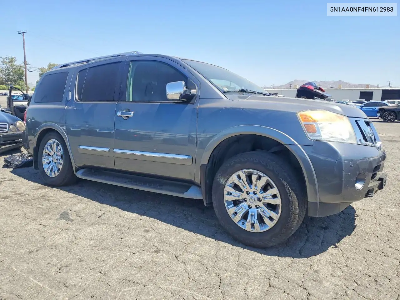 2015 Nissan Armada Platinum VIN: 5N1AA0NF4FN612983 Lot: 60815486