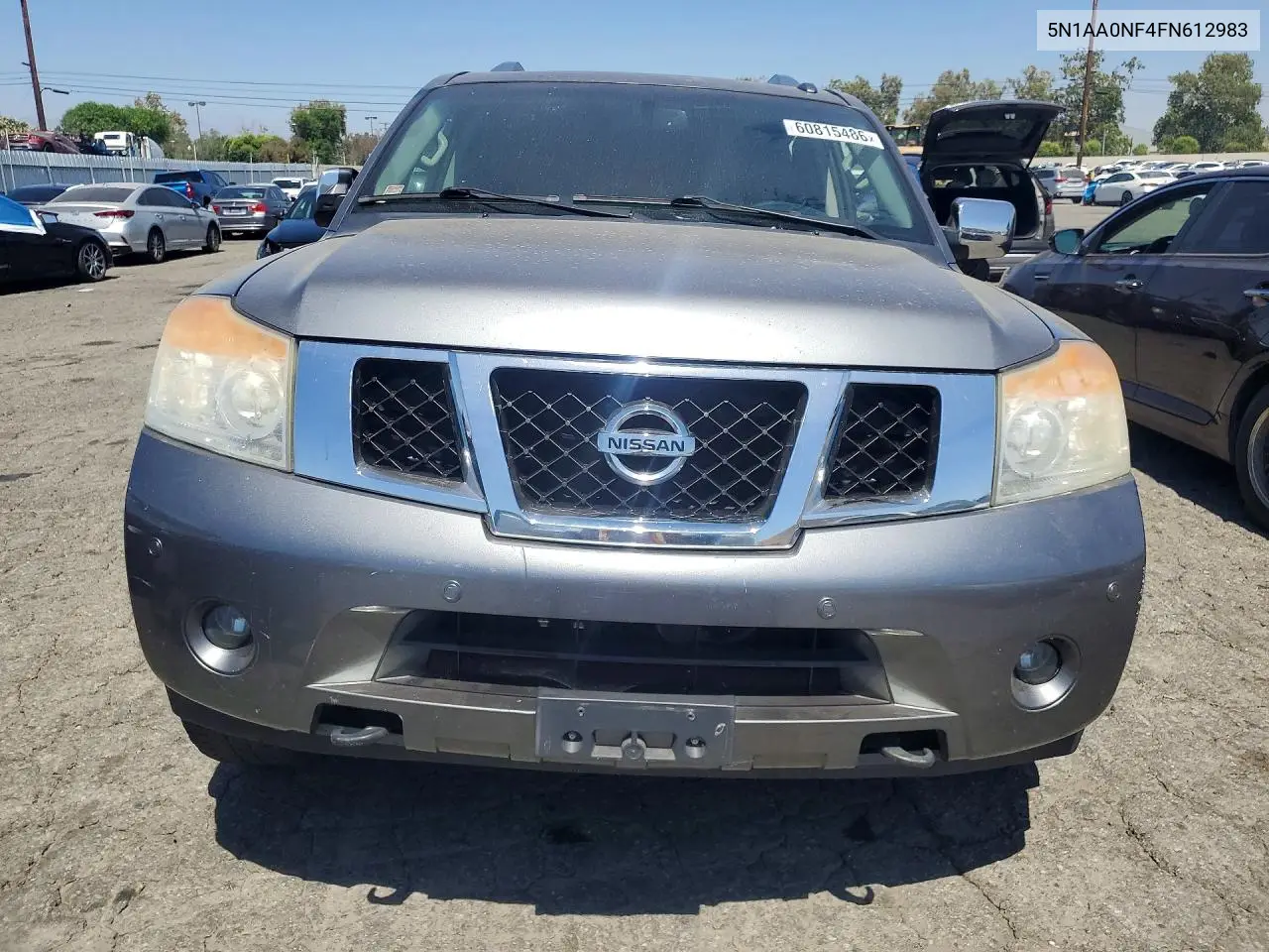 2015 Nissan Armada Platinum VIN: 5N1AA0NF4FN612983 Lot: 60815486
