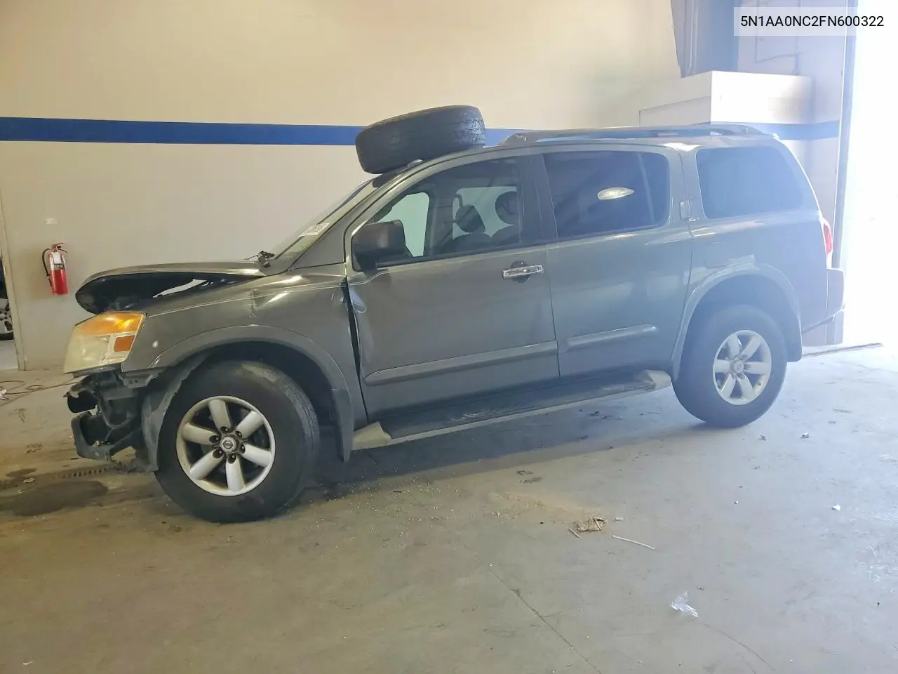 2015 Nissan Armada Sv VIN: 5N1AA0NC2FN600322 Lot: 61306096
